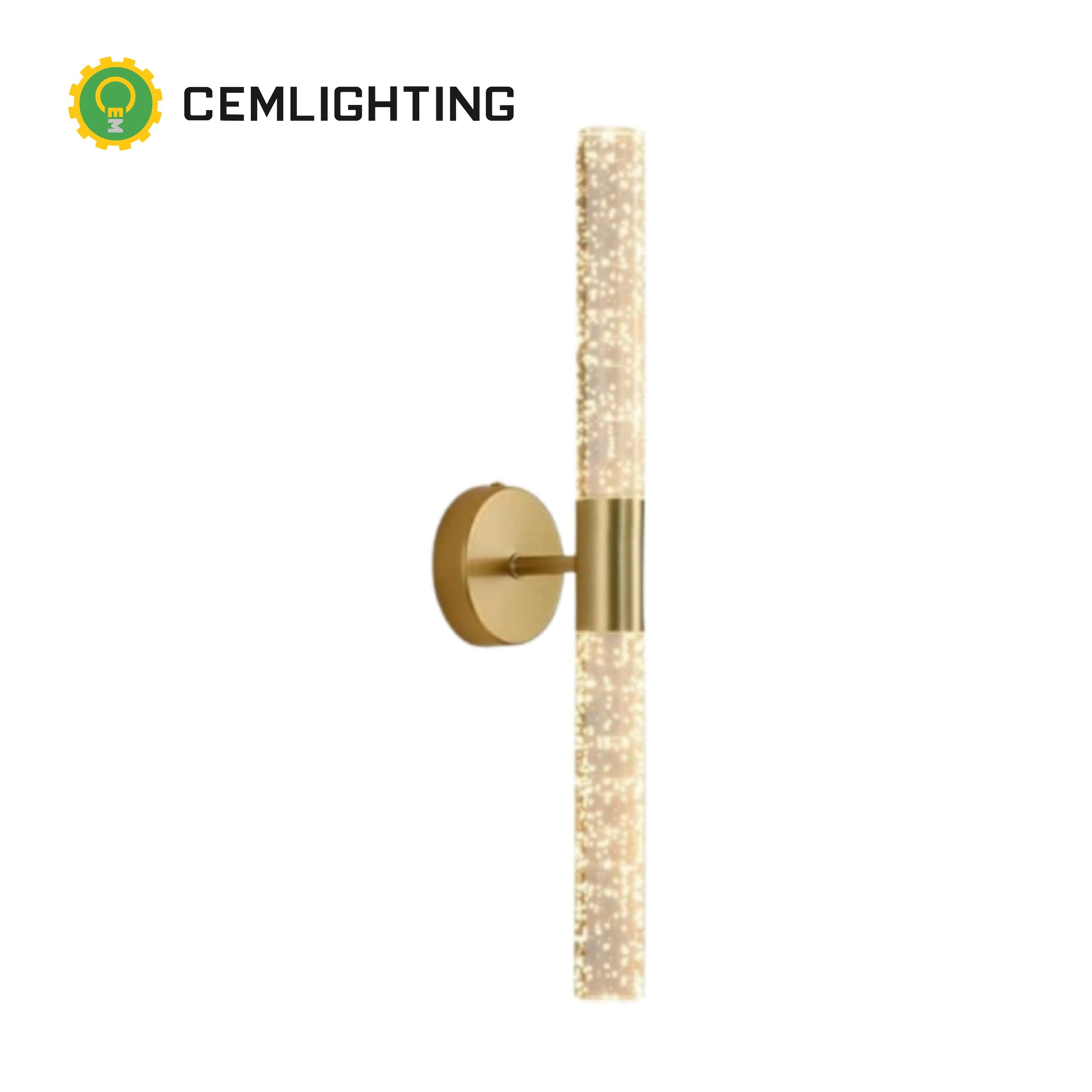 APLIQUE DE PARED KENDAL SLIM 10W COLOR DORADO 51 CM