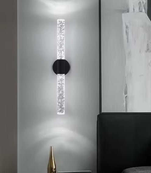 APLIQUE DE PARED KENDAL SLIM 10W 51 CM COLOR NEGRO