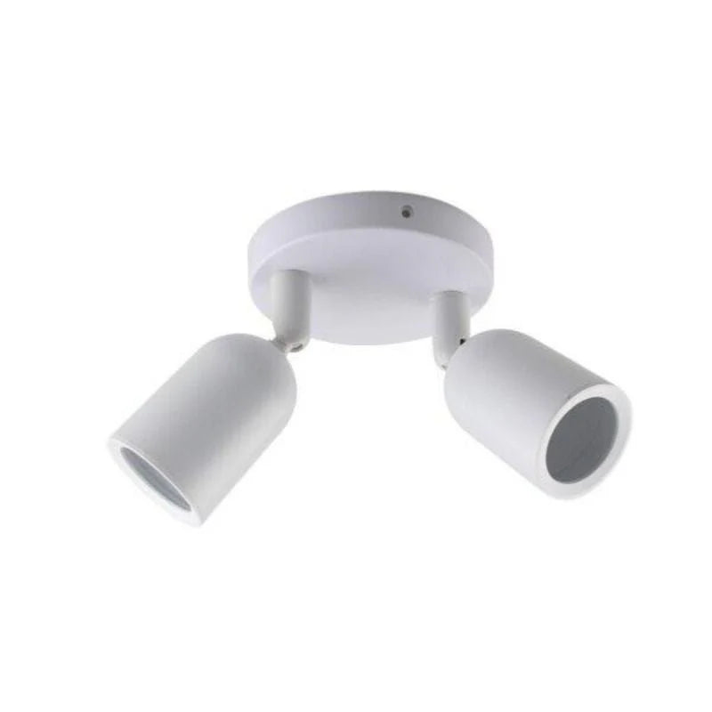 SPOT DOBLE DIRIGIBLE GU10 BASE CIRCULAR COLOR BLANCO
