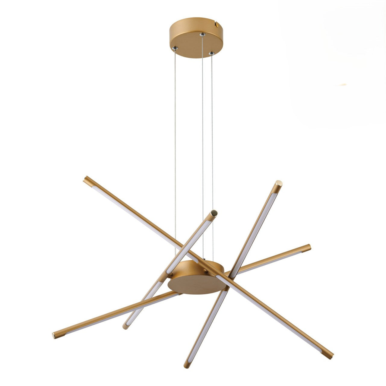 LAMPARA COLGANTE LED MOY 32W COLOR DORADO