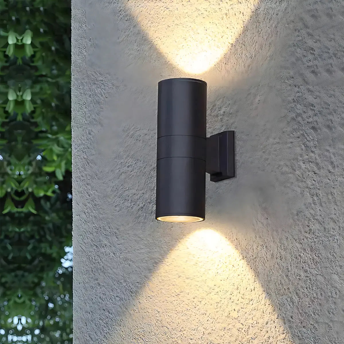 APLIQUE 2 LUCES GU10 COLOR NEGRO DT-65-GU10 DURATEL