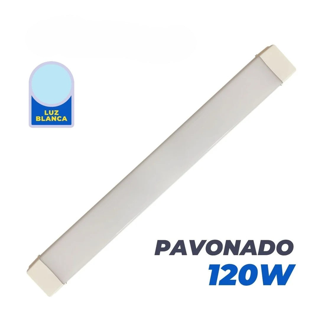 EQUIPO LINEAL PAVONADO BASE BLANCA 120W EXTRALED