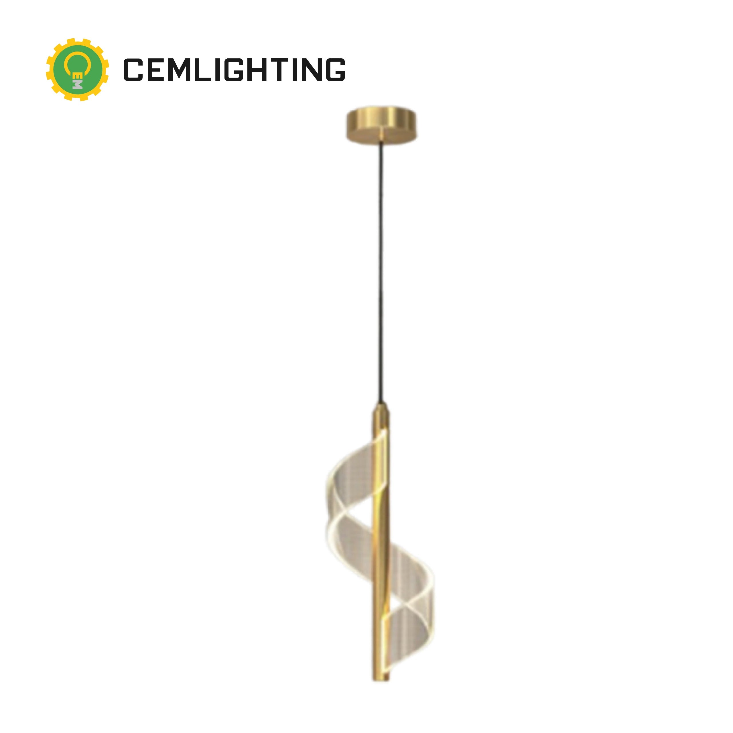 LAMPARA COLGANTE ANUBIS 5W COLOR DORADO