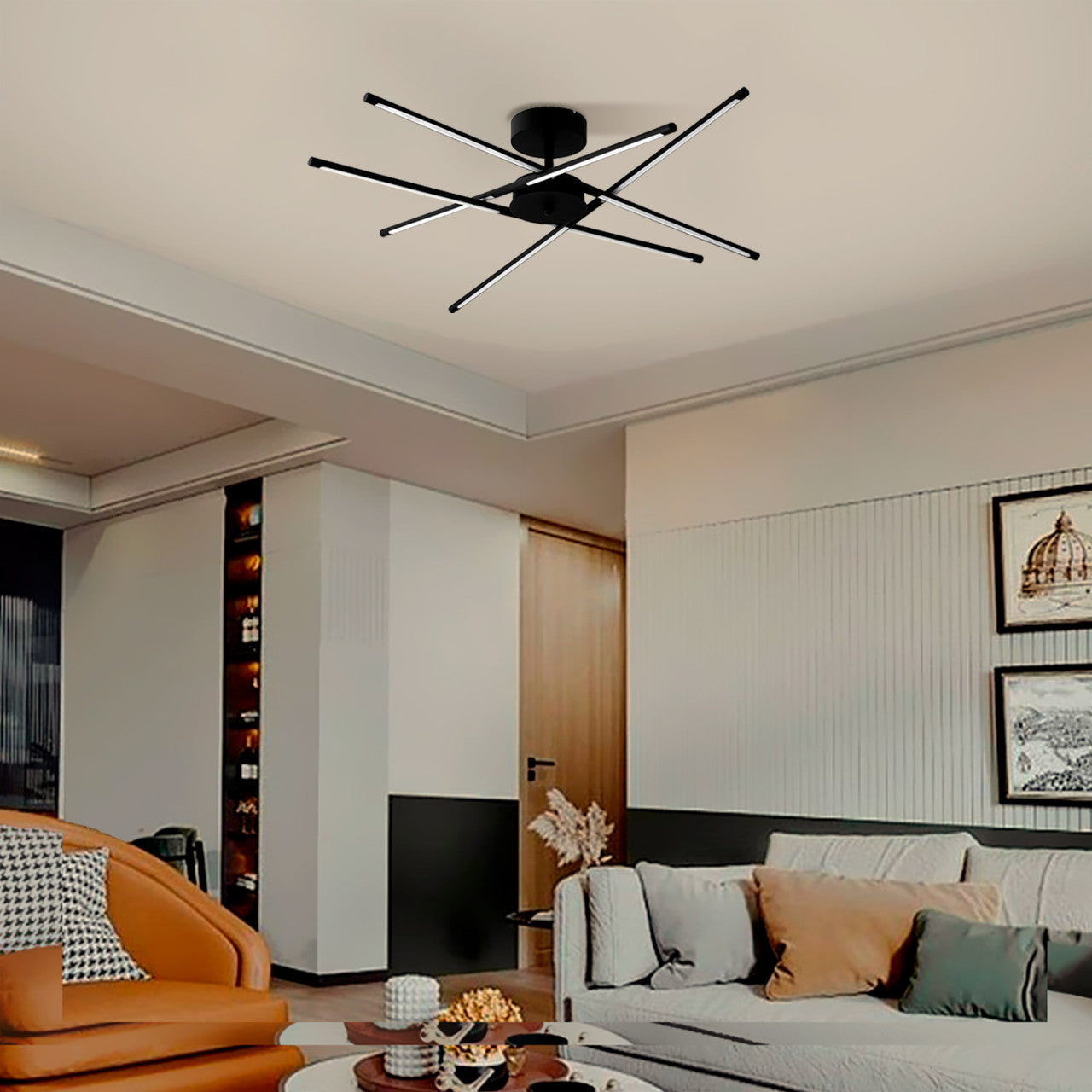 LAMPARA LED MOY 40W COLOR NEGRO