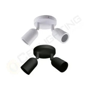 SPOT DOBLE DIRIGIBLE GU10 BASE CIRCULAR