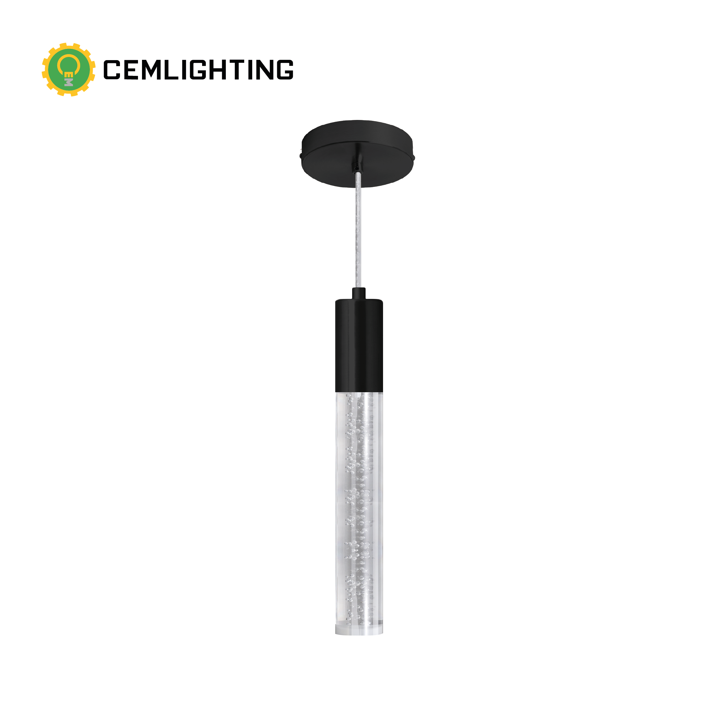COLGANTE SLIM LED 5W MODELO CELESTIA COLOR NEGRO