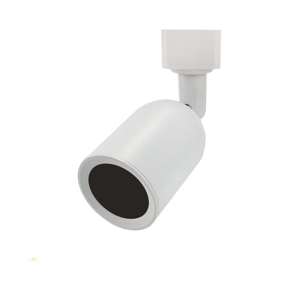 SPOT PARA RIEL DE POLICARBONATO GU10 COLOR BLANCO