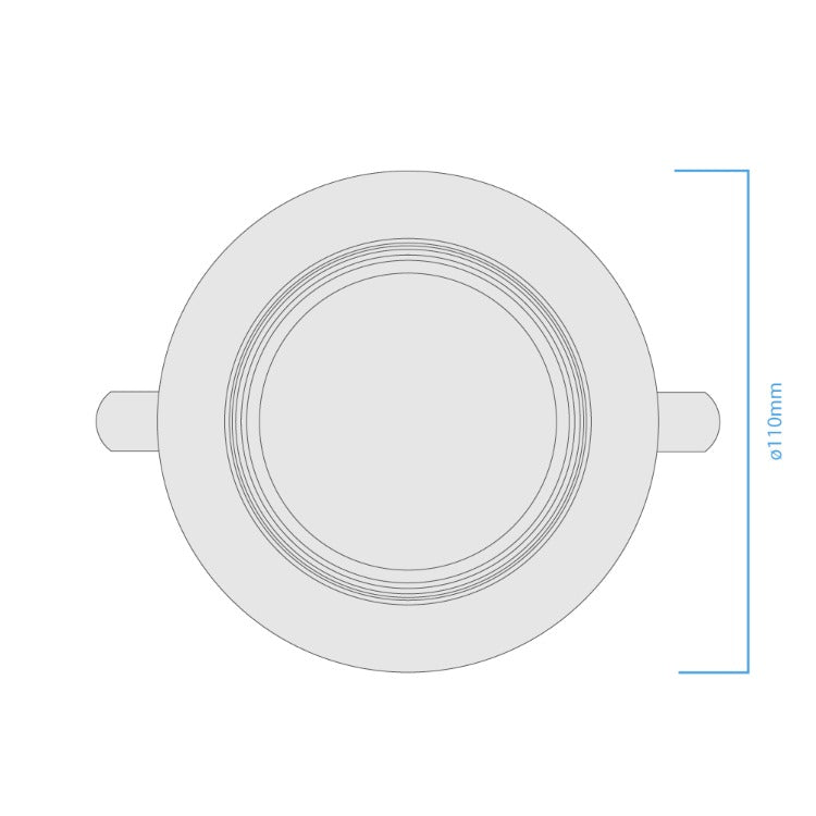 SPOT PARA CAJA OCTOGONAL 8W NEGRO MACROLED