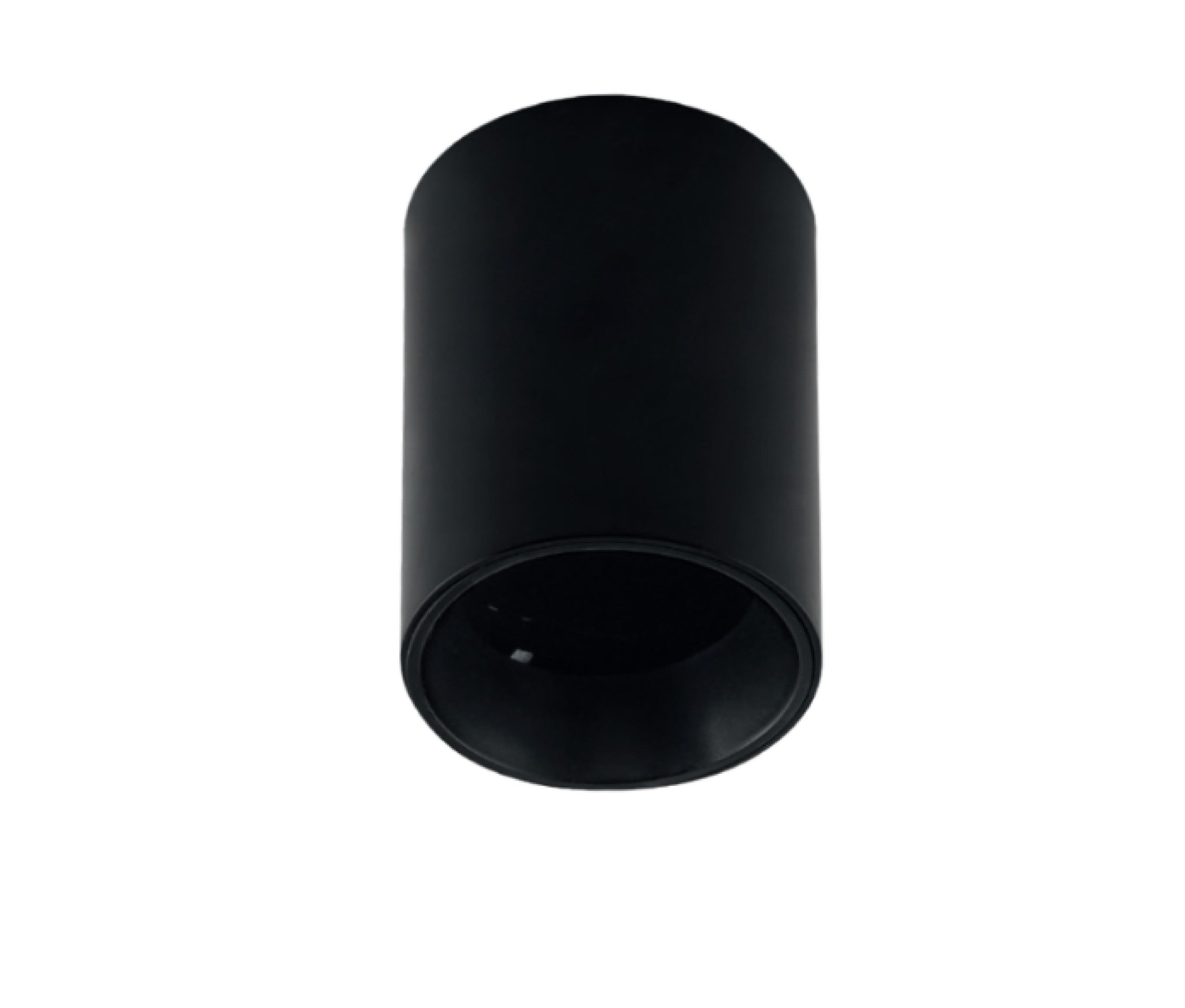 SPOT ADOSADO CILINDRO GU10 85MM COLOR NEGRO