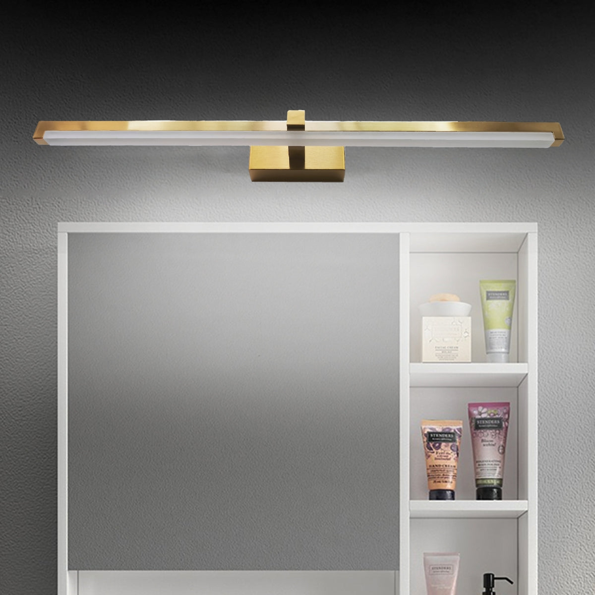 LAMPARA DE ESPEJO ANTON 15W DORADO