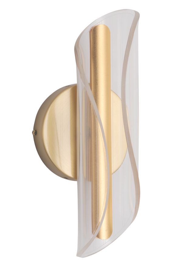 LAMPARA DE PARED ATENEA 10W DORADA