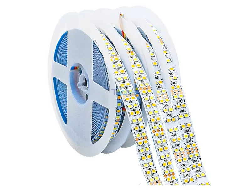 ROLLO DE CINTA LED 2835 DOBLE FILA 220V 240 LED POR METRO 10M LEDLUMI