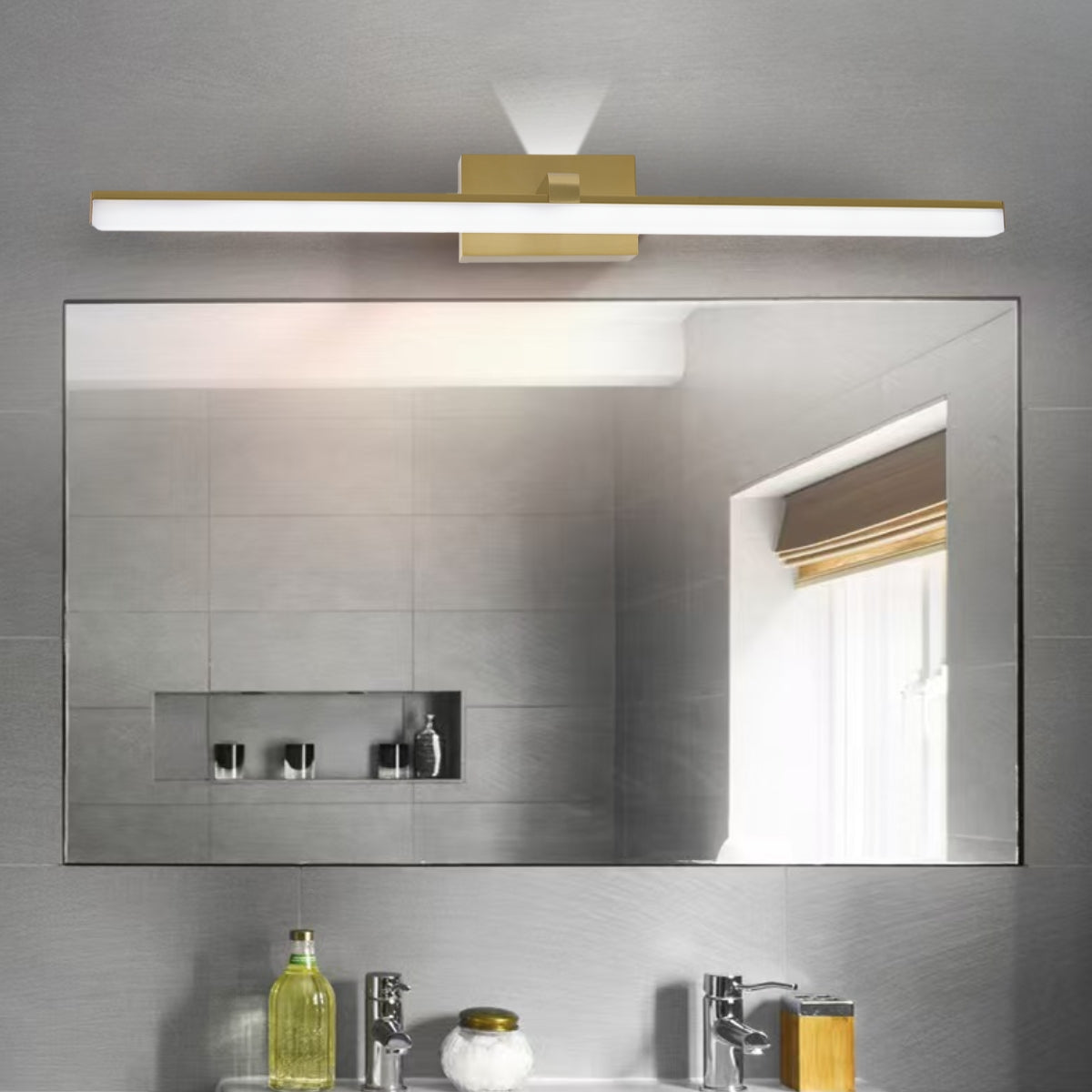 LAMPARA DE ESPEJO ELIAN 20W DORADO