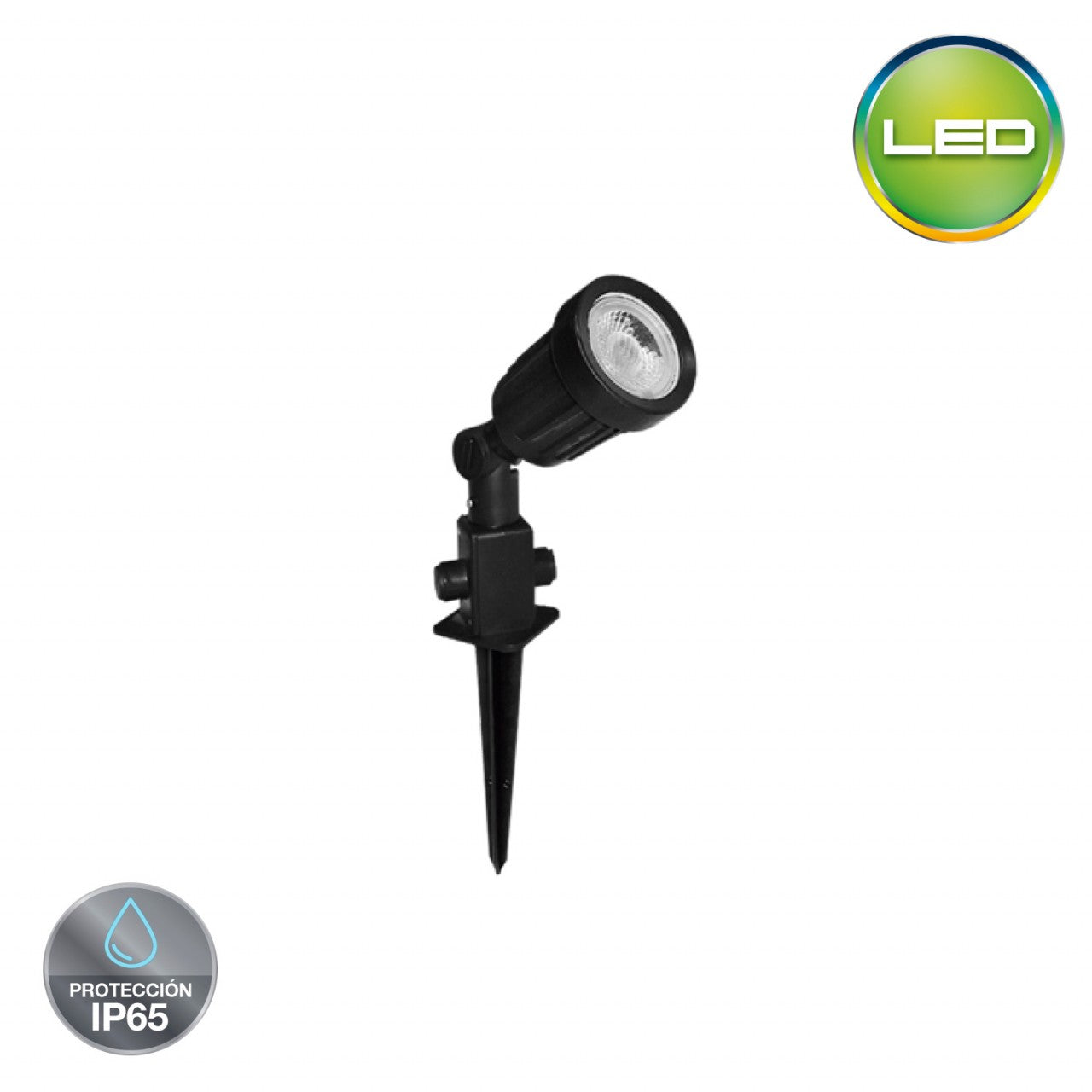 ESTACA LED INTEGRADO 7W LUZ CALIDA