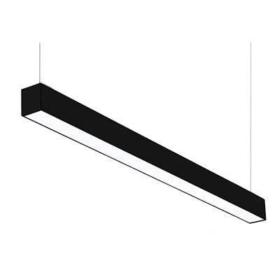 EQUIPO LINEAL SUSPENDIDO COLOR NEGRO 40W 3CCT