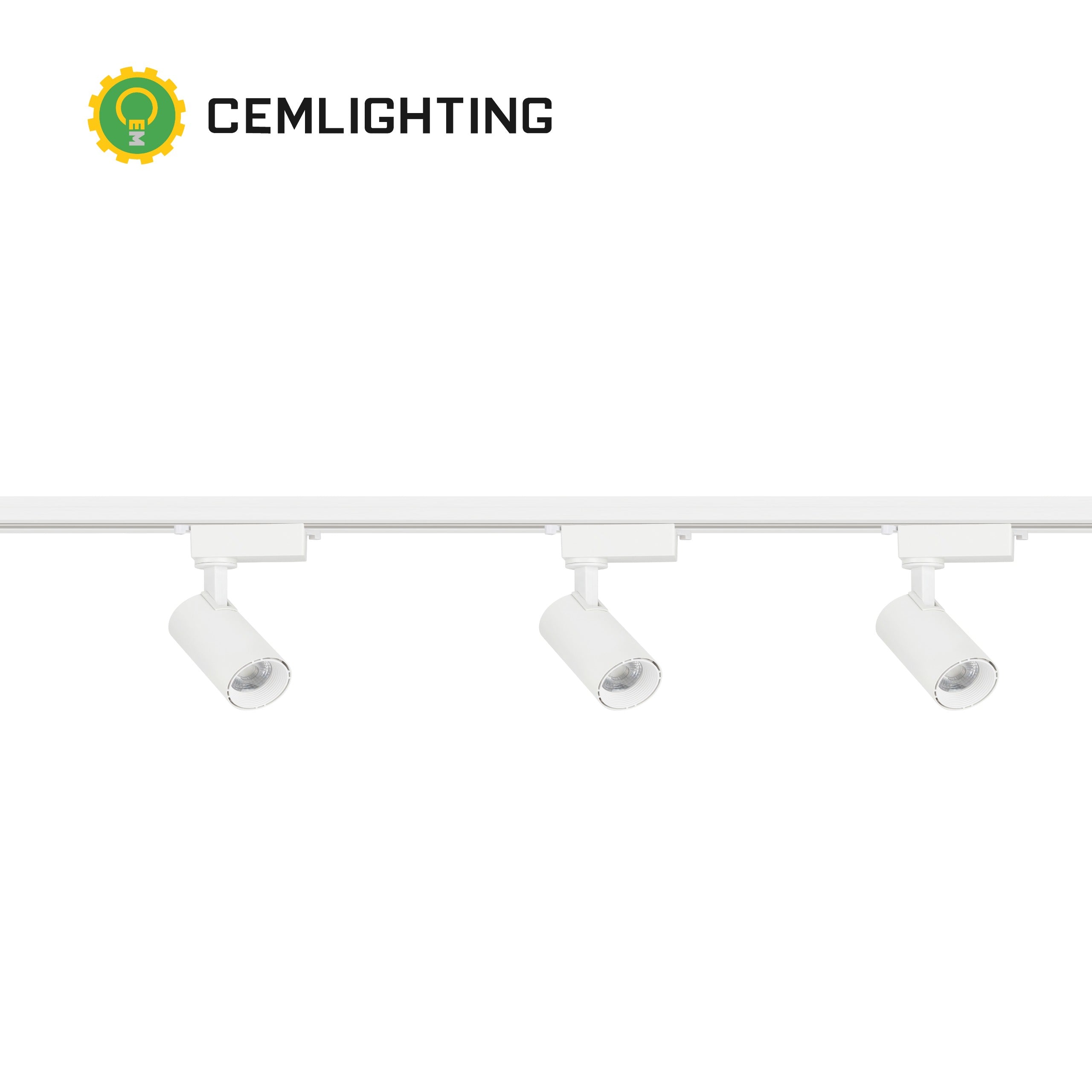 PACK 3 SPOTS DE RIEL 30W COLOR BLANCO