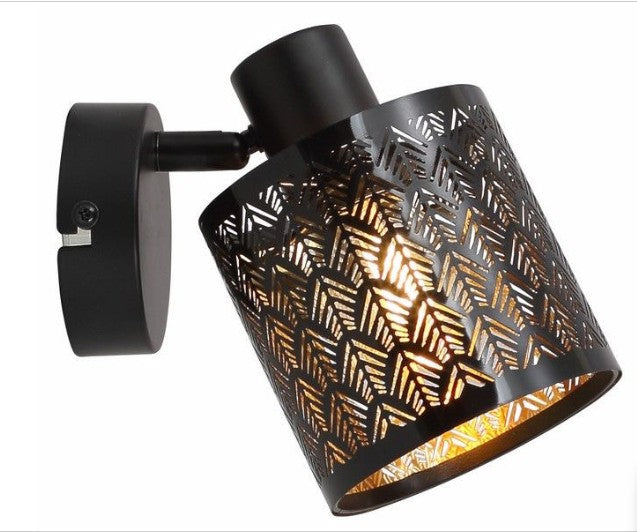 SPOT DECORATIVO SILVESTRI 1 LUZ COLOR NEGRO