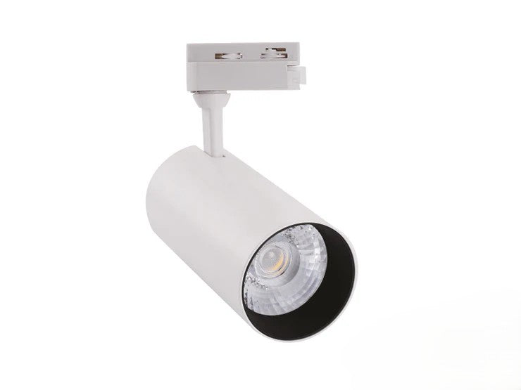 SPOT PARA RIEL INTEGRADO 30W BASE BLANCA CEMLIGHTING