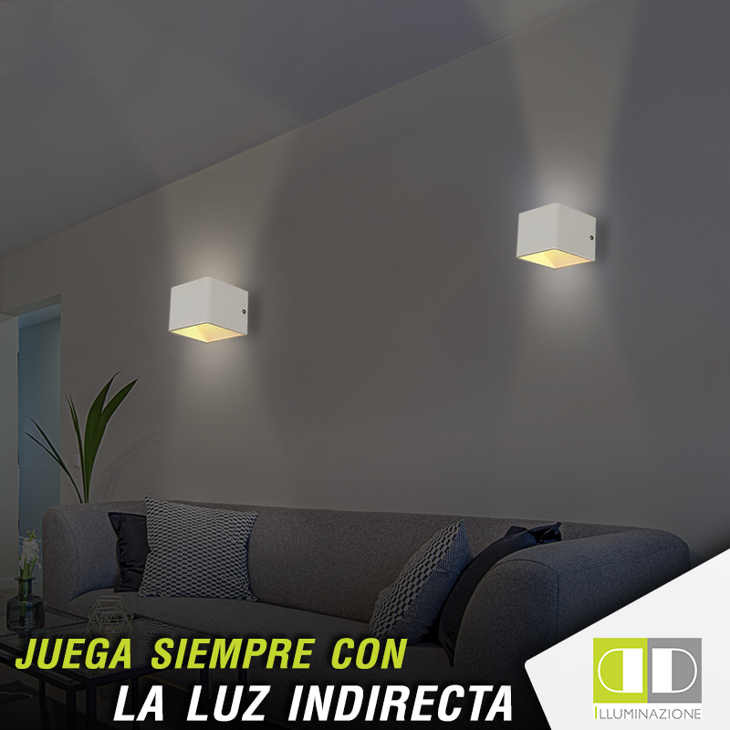 Aplique led blanco CUBO