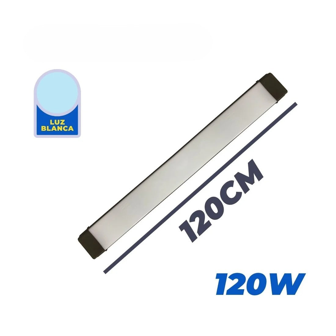 EQUIPO LINEAL PAVONADO BASE NEGRA 120W EXTRALED
