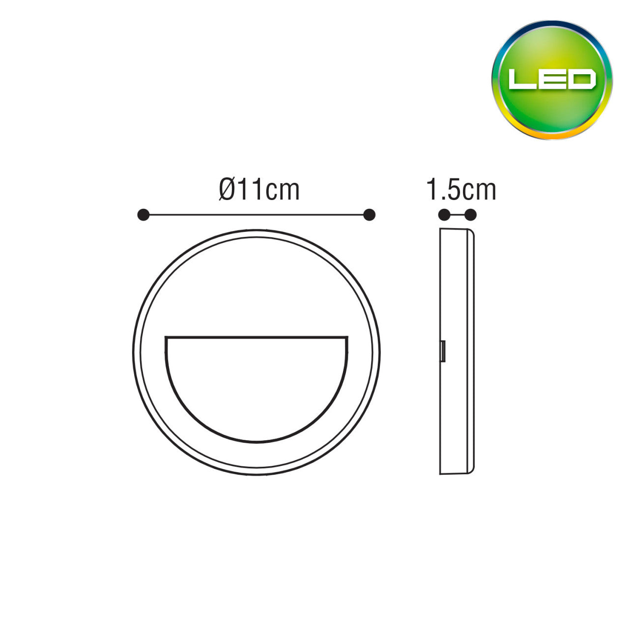 LUZ GUIA LED 3W LIGHTECH