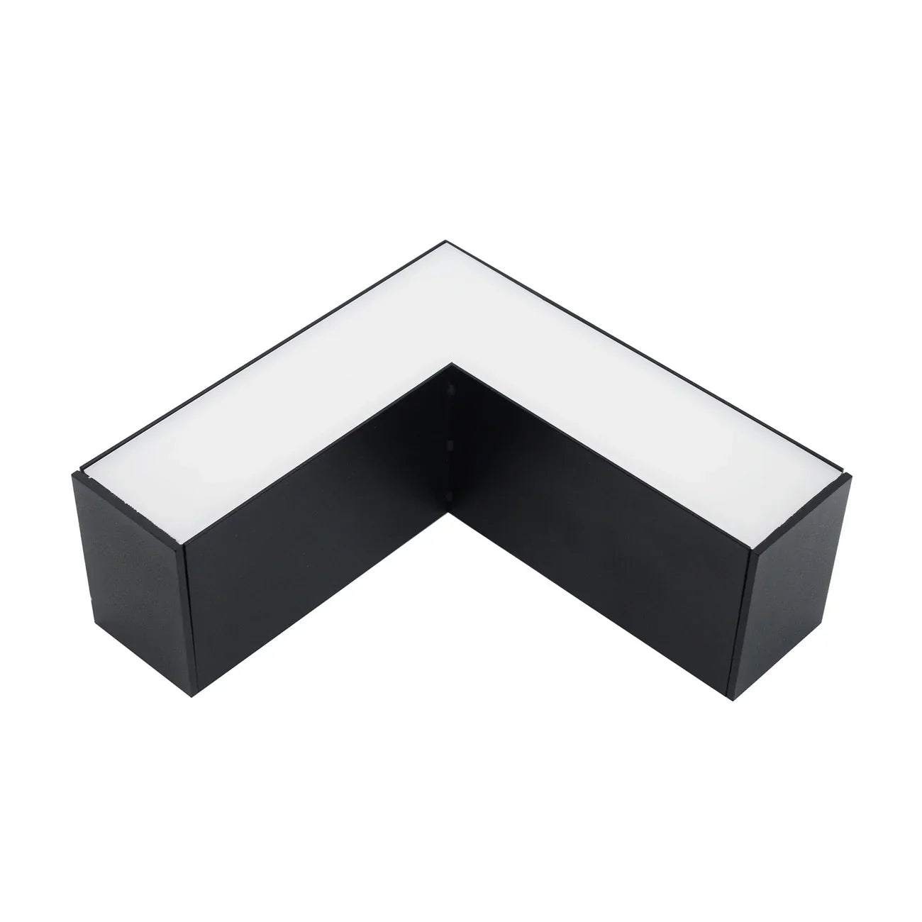 UNION EN "L" 3CCT PARA EQUIPO LINEAL COLOR NEGRO