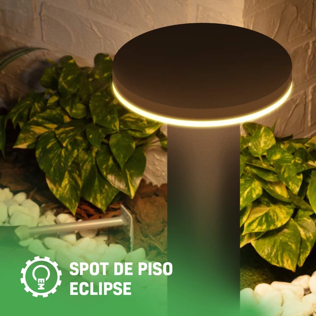 POSTE ECLIPSE 12W LUZ CALIDA