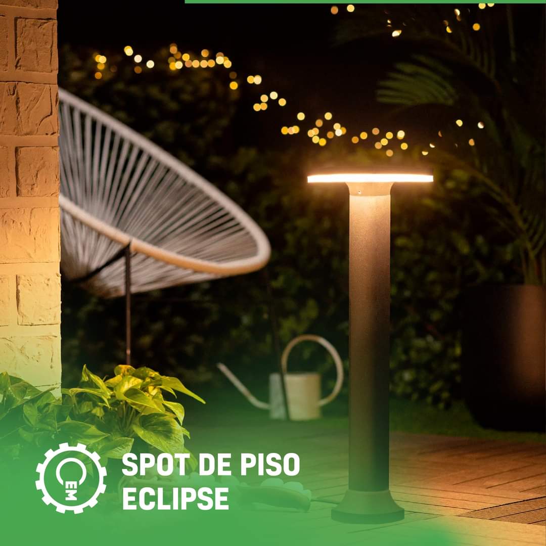 POSTE ECLIPSE 12W LUZ CALIDA