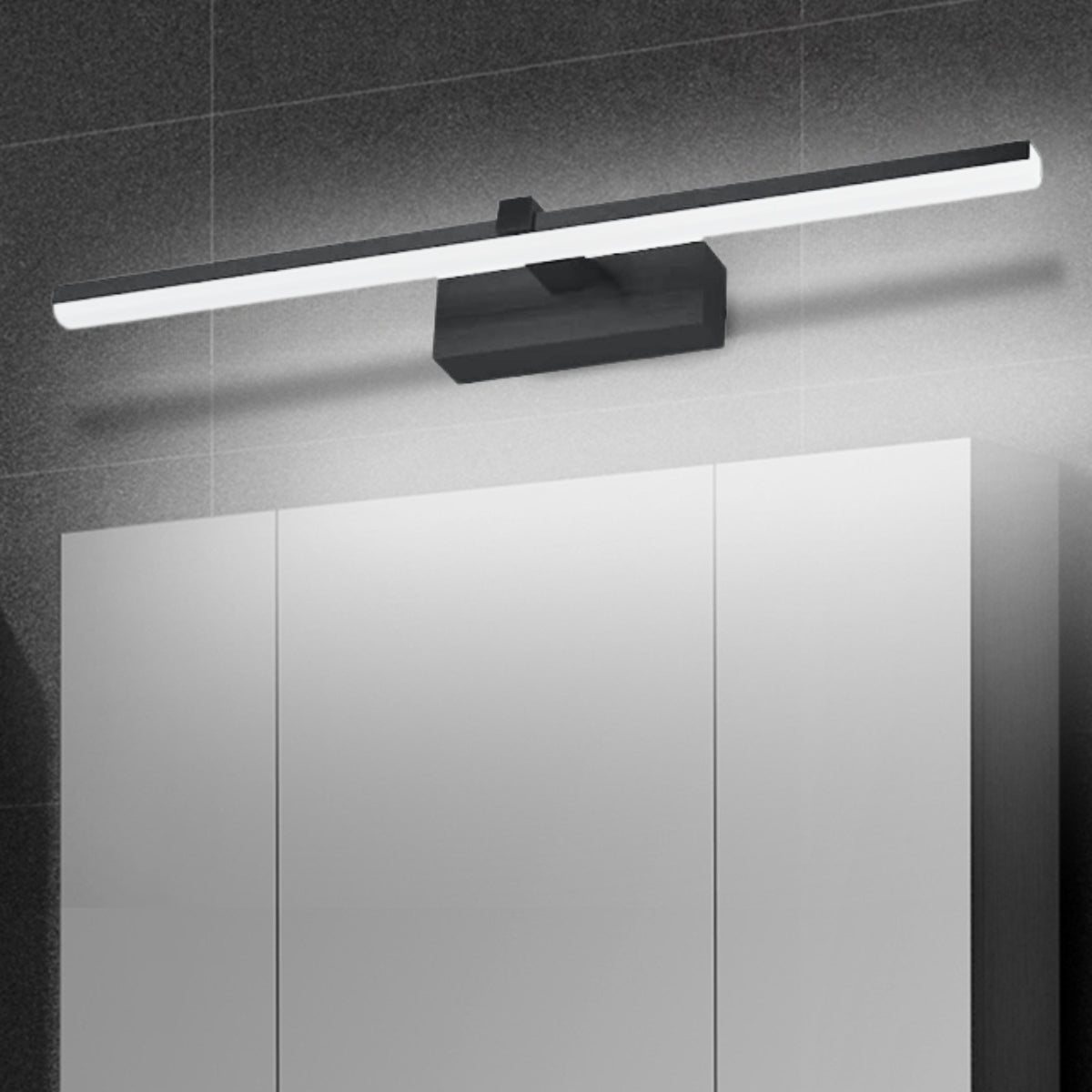 LAMPARA DE ESPEJO ANTON 15W NEGRO