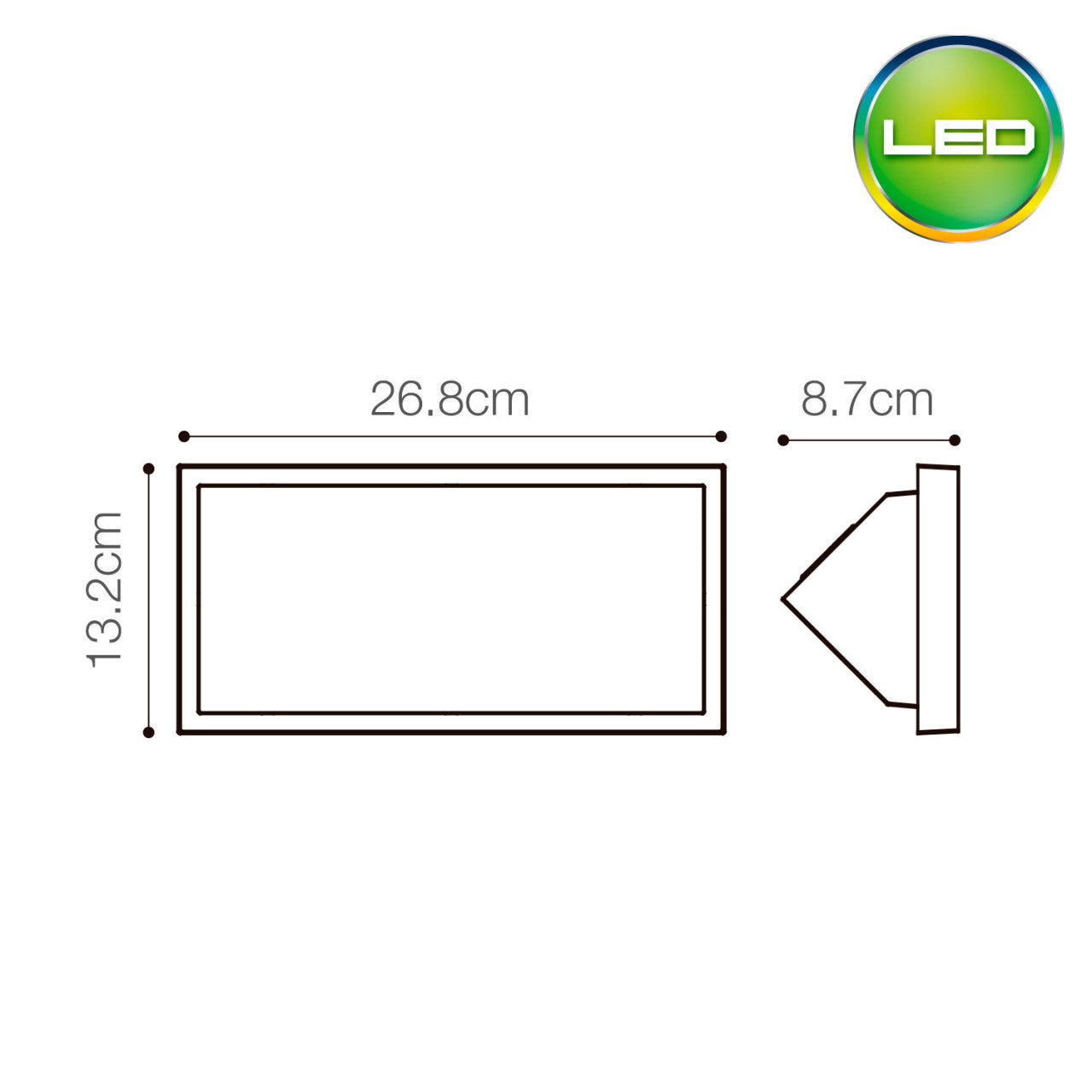 APLIQUE LED EXTERIOR 20W 3 CCT