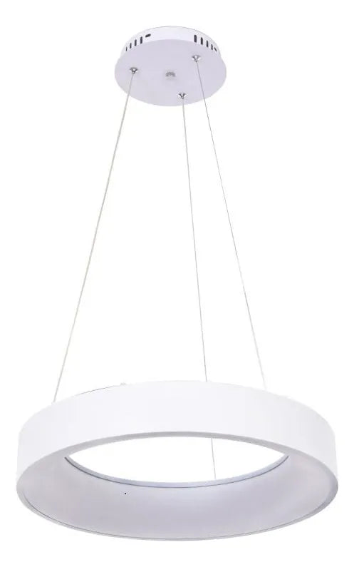 PLAFON DONA COLGANTE COLOR BLANCO 72W TRICOLOR LEDLUMI