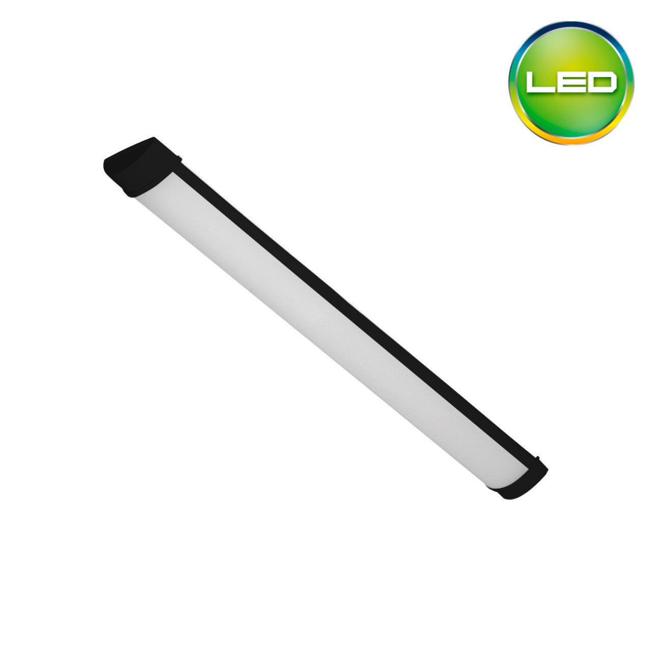 EQUIPO LINEAL SLIM 18W 60CM BASE NEGRO LIGHTECH