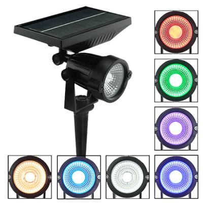 ESTACA SOLAR LED 15W RGB ERALED