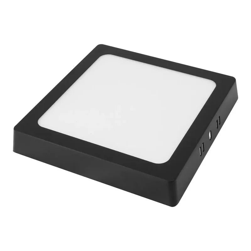 PANEL LED ADOSADO CUADRADO NEGRO 12W BELLALUX