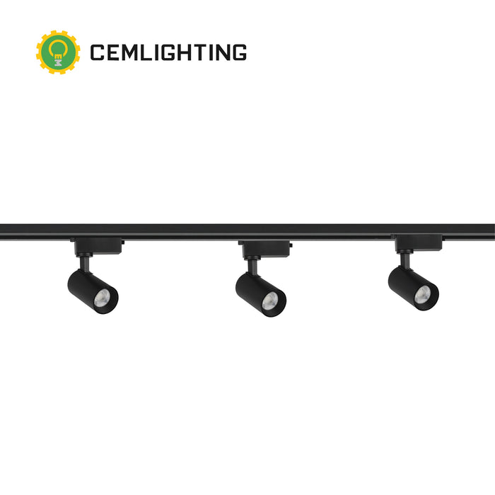 PACK 3 SPOTS DE RIEL 30W COLOR NEGRO