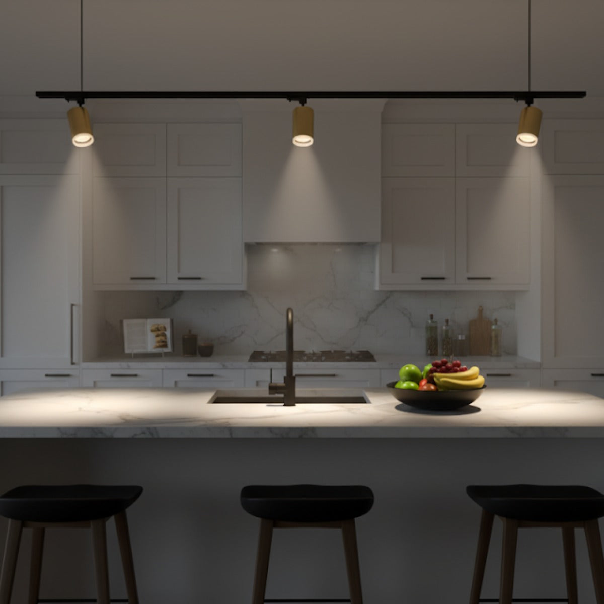 SPOT PARA RIEL LUXOR DORADO