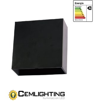 Aplique led SOLID negro