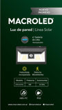 Aplique solar 5w con sensor de movimiento Macroled