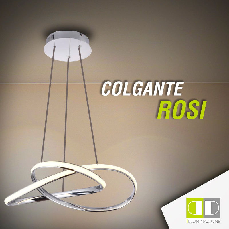 Luminaria led cromada ROSI